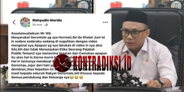 Politik dan Etika Kata: Wahyudin Moridu Tunduk di Hadapan Kritik Publik