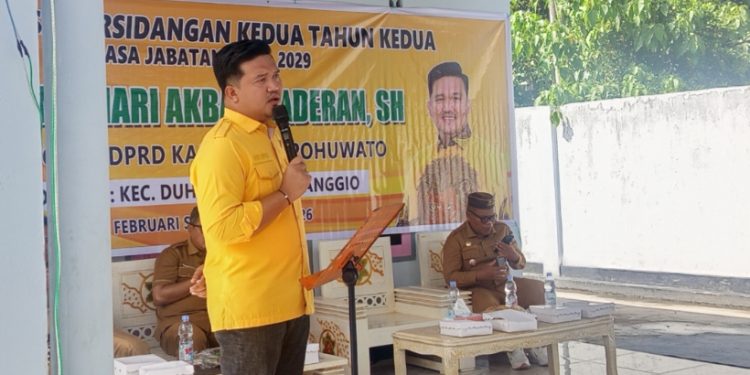 Akbar Baderan Jawab Keluhan Petani Bulili di Reses