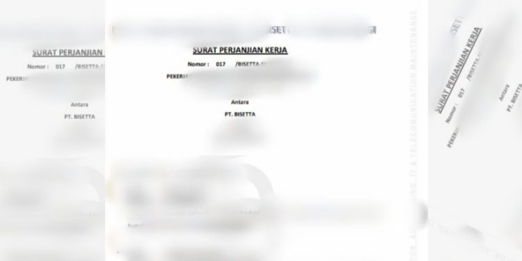 Waduh, PT Bisseta Diduga Menunggak 600 Juta di Proyek PT GSM