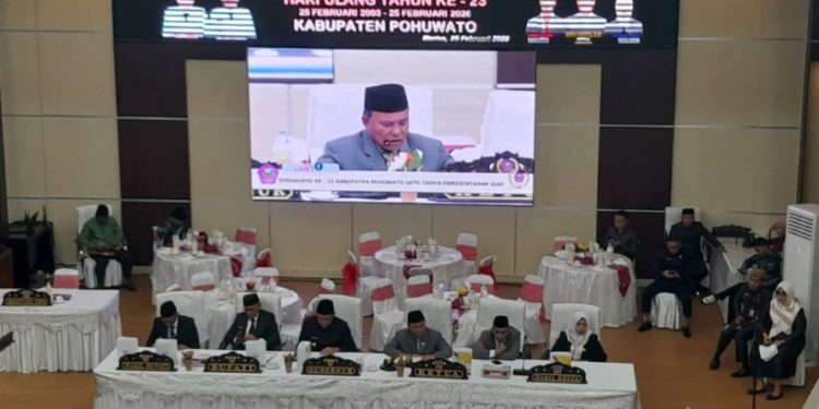 Di HUT Ke-23 Pohuwato, 6 Fraksi DPRD Kutuk Keras Arogansi Perusahaan Terhadap Penambang Lokal