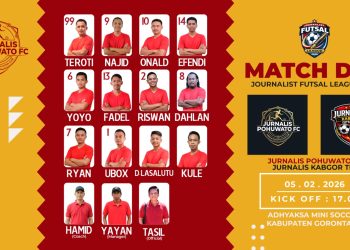 Laga Menarik Tim Jurnalis Pohuwato VS Kabgor, Adu Gengsi dan Pengalaman